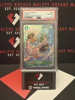 One Piece Camie Alt Art OP06-025 English Wings of the Captain PSA 10 - Image 1