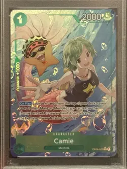 One Piece Camie Alt Art OP06-025 English Wings of the Captain PSA 10 - Image 2