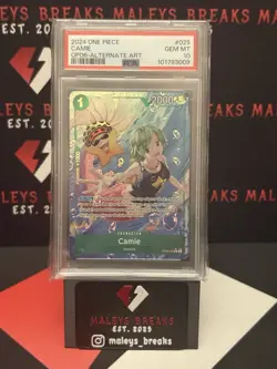 One Piece Camie Alt Art OP06-025 English Wings of the Captain PSA 10 - Image 5