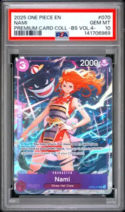 Nami PSA10 2025 One Piece Premium Card Collection -Best Selection Vol.4 - #070 - Image 1