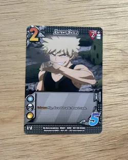 UNIVERSUS MY HERO ACADEMIA 2021 Latent Skill XR Jasco Games LLC Card Game - Image 1