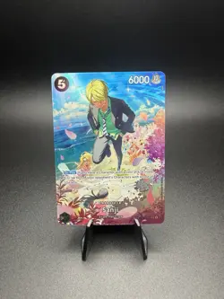 One Piece Sanji ST14-003 SP Alternative Art Royal Blood OP10 English NM PSA 10❔ - Image 1