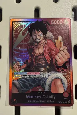 One Piece Leaders 6-Card Lot Monkey D Luffy, Donquixhote Doflamingo & Others - Image 2