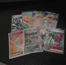 Small lot of 77 Trainers, Full art, Ex, Sealed Pokemon Cards - Image 2