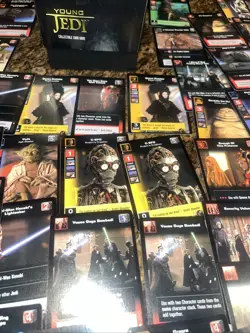 Young Jedi Star Wars CCG Card Game Open Packs With Box Unplayed Card Lot 2 - Image 2