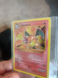 Pokemon TCG Charizard Base Set Holo Unlimited Rare Card 4/102 original owner - Image 4