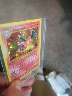 Pokemon TCG Charizard Base Set Holo Unlimited Rare Card 4/102 original owner - Image 5