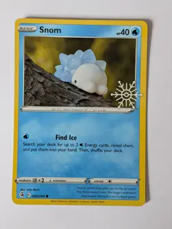 SNOM 084/264 Pokemon card Holiday Advent Calendar 2023 Snowflake Stamp LP - Image 1
