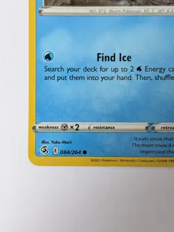SNOM 084/264 Pokemon card Holiday Advent Calendar 2023 Snowflake Stamp LP - Image 4