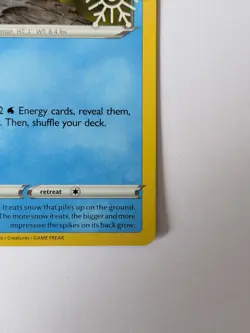 SNOM 084/264 Pokemon card Holiday Advent Calendar 2023 Snowflake Stamp LP - Image 5