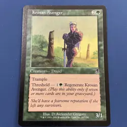 Krosan Avenger - Magic the Gathering MTG Odyssey - Image 2