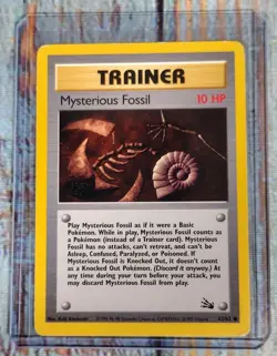 Pokemon Card Mysterious Fossil 62/62 Trainer Fossil Set Common 1999 - Image 3