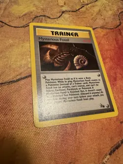 Mysterious Fossil 62/62 Fossil Set Trainer Pokemon Card WOTC 1999 - Image 2