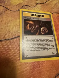 Mysterious Fossil 62/62 Fossil Set Trainer Pokemon Card WOTC 1999 - Image 5