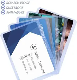 100ct Top Loaders and Card Sleeves,Card Protectors Hard Plastic, Blue - Image 4