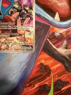 Team Rocket's Wobbuffet 203 Sv: Scarlet & Violet Promo Card Illustration Rare NM - Image 4