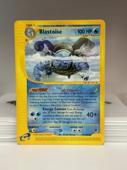 Blastoise Expedition Base Set 037/165 Regular Card 2002 - Image 1