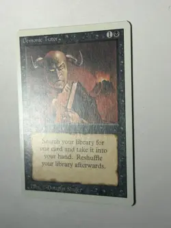 Demonic Tutor - Revised, NM fresh from the pack - Image 4