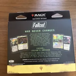 Universes Beyond: Fallout Commander Deck - Hail, Caesar MTG Brand New Sealed 195166228532 - Image 2