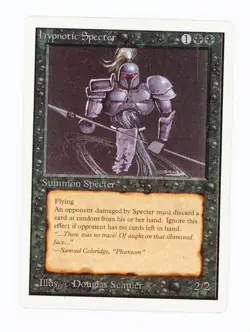 Magic the Gathering Unlimited Hypnotic Spector (Very Good) Gradeable - Image 1