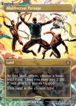 Multiversal Passage (Borderless) EN [SPM - 206] - NM TCG MTG - Image 1