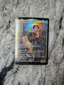 MTG Magic The Gathering Glenn, Voice Of Calm Foil Secret Lair Walking Dead - Image 1