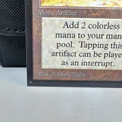 1993 SOL RING Magic the Gathering Collector's Edition CE MTG Sharp Corners - Image 4