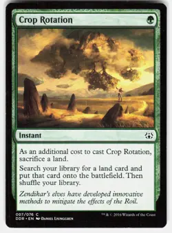 Crop Rotation 7 Common Duel Decks: Nissa vs. Ob Nixilis Magic: The Gathering LP - Image 2