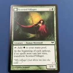 x1 Scorned Villager Moonscarred Werewolf - Innistrad Remastered - LP- MTG - Image 2