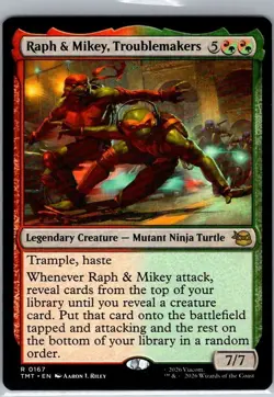MTG - Raph & Mikey, Troublemakers - TMNT - NM - Image 1