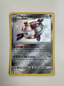 Pokemon TCG Magnezone Hidden Fates SV29/SV94 Holo Shiny Holo Rare - Image 1