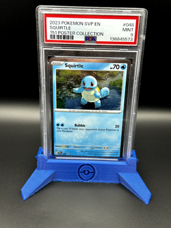 Squirtle 048/165 151 Poster Collection Svp En-sv Black Star Promo Pokemon PSA 9 - Image 1