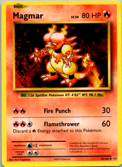 Magmar 20/108 Pokemon XY - Evolutions NM - Image 1
