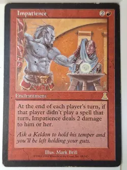 Impatience - Urza's Destiny - Magic the Gathering MTG Nice! - Image 1