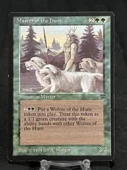 Magic the Gathering Master of the Hunt -Legends ~LP~ MTG - Image 1