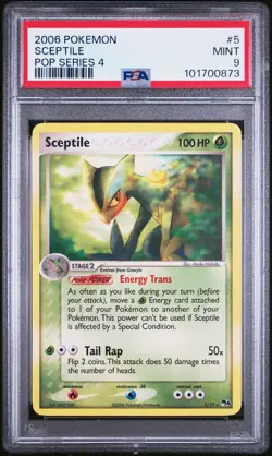 Sceptile 5 Pop 4 Pokemon PSA 9 - Image 1