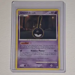 Nintendo Pokemon TCG Unown ! 42/146 Legends Awakened 2008 Regular Rare - Image 1