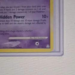 Nintendo Pokemon TCG Unown ! 42/146 Legends Awakened 2008 Regular Rare - Image 5