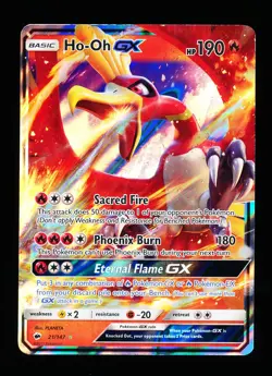 * * 1x Ho-Oh GX 21/147 x1 * * Burning Shadows Pokemon Unplayed NM - Image 1