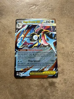 Mega Greninja EX 022/086 - Pokemon Chaos Rising - Full Art Holo Ultra Rare - Image 1