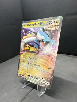 Raging Bolt ex 123/162 SV05: Temporal Forces Holo Double Rare Pokemon Near Mint - Image 3