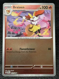 Braixen 012/086 - Reverse Holo - Pokemon TCG: Chaos Rising - English NM - Image 1