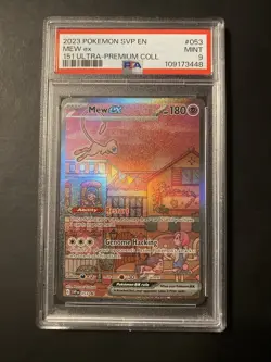 Pokemon TCG - Mew ex 053 Sv: Scarlet & Violet Promo Full Art Holo PSA 9 2023 EN - Image 1
