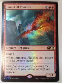 Immortal Phoenix - Magic 2019 Core Set M19 - Magic the Gathering MTG Nice! - Image 1