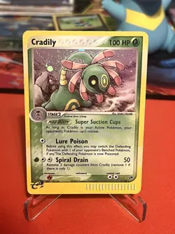 Cradily 3/100 Holo Rare Sandstorm Pokemon Moderately Played - Image 1