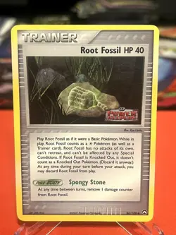 Root Fossil 86/108 Common Power Keepers Pokemon Reverse Holo Moderately Played - Image 1