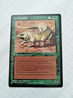 MTG Thicket Basilisk (Heckenechse) FBB German Regular Miscut - Uncirculated - Image 1