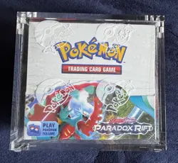 Pokemon TCG Scarlet & Violet - Paradox Rift Booster Box In Acrylic Case - Image 1