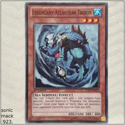 Legendary Atlantean Tridon - LTGY-EN033 - Common 1st Edition Yugioh - Image 1