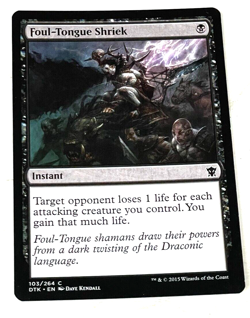 Foul-Tongue Shriek [Dragons of Tarkir] Magic MTG - Image 1